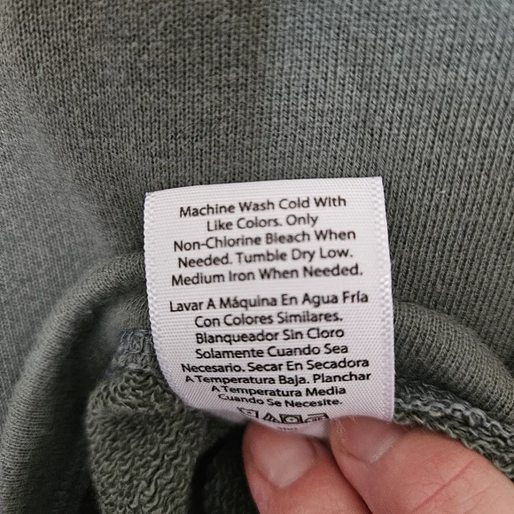 Large Free Assembly Green Puff Sleeve Sweater Dress - Picture 5 of 8